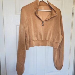 Gilly Hicks find your happy place cropped sweater